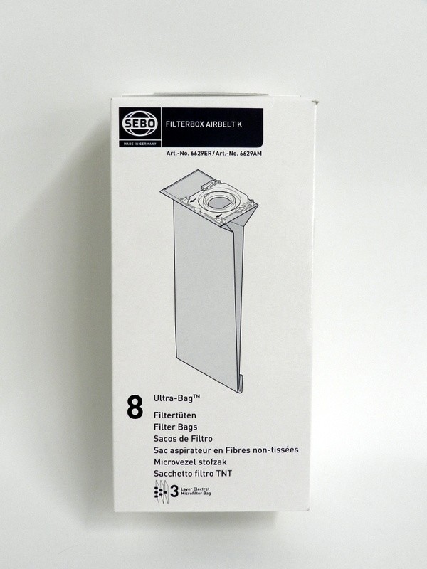 Tube Télescopique Pour Aspirateur Sebo Airbelt K/D/C - Plastique Haute Qualité, Réglable En Longueur - Couleur Gris-noir - 6